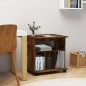 vidaXL Rollschrank Räuchereiche 60x45x60 cm Holzwerkstoff vidaXL Rollschrank Räuchereiche 60x45x60 cm Holzwerkstoff