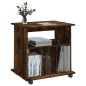 vidaXL Rollschrank Räuchereiche 60x45x60 cm Holzwerkstoff vidaXL Rollschrank Räuchereiche 60x45x60 cm Holzwerkstoff