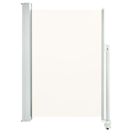vidaXL Ausziehbare Seitenmarkise 120x300 cm Creme