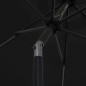 vidaXL Sonnenschirm mit LED-Leuchten & Aluminium-Mast 300 cm Schwarz vidaXL Sonnenschirm mit LED-Leuchten & Aluminium-Mast 300 cm Schwarz