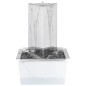 vidaXL Gartenbrunnen mit Pumpe Edelstahl 76 cm Dreieckig vidaXL Gartenbrunnen mit Pumpe Edelstahl 76 cm Dreieckig