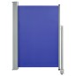 vidaXL Ausziehbare Seitenmarkise 120x300 cm Blau vidaXL Ausziehbare Seitenmarkise 120x300 cm Blau
