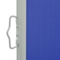 vidaXL Ausziehbare Seitenmarkise 120x300 cm Blau vidaXL Ausziehbare Seitenmarkise 120x300 cm Blau