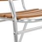 vidaXL Stapelbare Gartenstühle 4 Stk. Aluminium und WPC Silbern vidaXL Stapelbare Gartenstühle 4 Stk. Aluminium und WPC Silbern