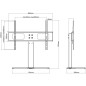 vidaXL TV-Ständer für 37-55 Zoll Bildschirme Max VESA 600x400 mm 40kg vidaXL TV-Ständer für 37-55 Zoll Bildschirme Max VESA 600x400 mm 40kg