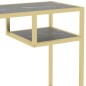 vidaXL Computertisch Schwarz Marmor 100x36x74 cm Hartglas vidaXL Computertisch Schwarz Marmor 100x36x74 cm Hartglas