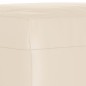 vidaXL Fußhocker Beige 60x50x41 cm Mikrofasergewebe vidaXL Fußhocker Beige 60x50x41 cm Mikrofasergewebe