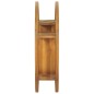 vidaXL Wandregal Yin und Yang 60x15x60 cm Teak Massivholz vidaXL Wandregal Yin und Yang 60x15x60 cm Teak Massivholz