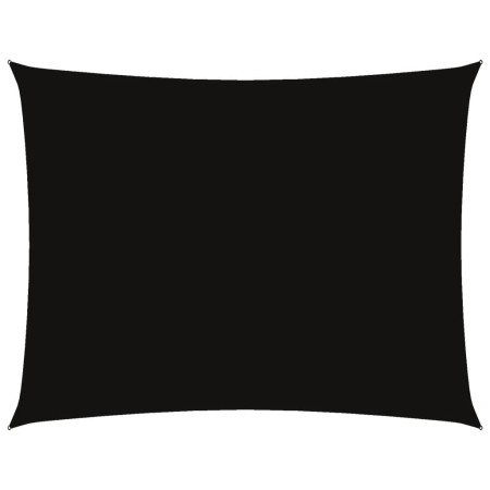 vidaXL Sonnensegel Oxford-Gewebe Rechteckig 5x6 m Schwarz