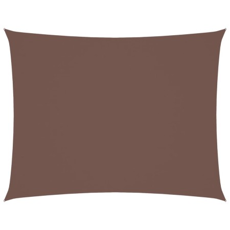 vidaXL Sonnensegel Oxford-Gewebe Rechteckig 2,5x3,5 m Braun