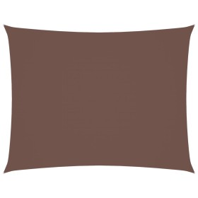 vidaXL Sonnensegel Oxford-Gewebe Rechteckig 5x6 m Braun