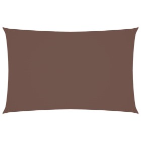 vidaXL Sonnensegel Oxford-Gewebe Rechteckig 5x8 m Braun