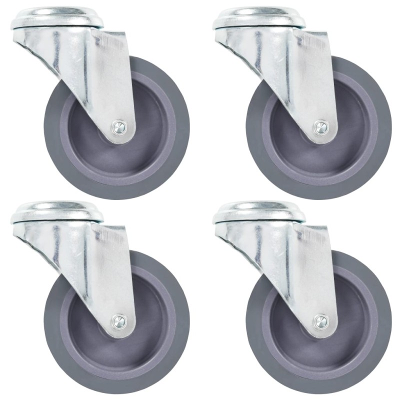 vidaXL Lenkrollen mit Bolzenloch 4 Stk. 75 mm vidaXL Lenkrollen mit Bolzenloch 4 Stk. 75 mm