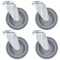vidaXL Lenkrollen mit Bolzenloch 4 Stk. 100 mm vidaXL Lenkrollen mit Bolzenloch 4 Stk. 100 mm
