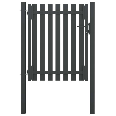 vidaXL Gartentor Stahl 1x1,5 m Anthrazit