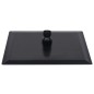 vidaXL Regenbrause Edelstahl 20x20 cm Quadrat Schwarz vidaXL Regenbrause Edelstahl 20x20 cm Quadrat Schwarz