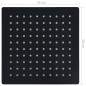 vidaXL Regenbrause Edelstahl 20x20 cm Quadrat Schwarz vidaXL Regenbrause Edelstahl 20x20 cm Quadrat Schwarz