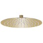 vidaXL Regenbrause Edelstahl 25 cm Rund Golden vidaXL Regenbrause Edelstahl 25 cm Rund Golden
