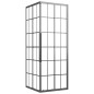 vidaXL Duschkabine Matt ESG 80x80x180 cm Schwarz vidaXL Duschkabine Matt ESG 80x80x180 cm Schwarz