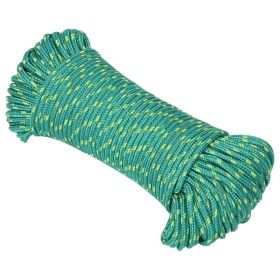vidaXL Bootsseil Grün 5 mm 100 m Polypropylen