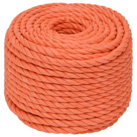 vidaXL Arbeitsseil Orange 20 mm 50 m Polypropylen