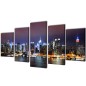 Bilder Dekoration Set New York in Farbe 100 x 50 cm Bilder Dekoration Set New York in Farbe 100 x 50 cm
