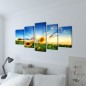 Bilder Dekoration Set Sonnenblumen 200 x 100 cm Bilder Dekoration Set Sonnenblumen 200 x 100 cm