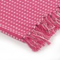 vidaXL Überwurf Baumwolle Kariert 220x250 cm Rosa vidaXL Überwurf Baumwolle Kariert 220x250 cm Rosa