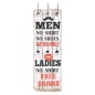vidaXL Wandgarderobe mit 6 Haken 120 x 40 cm "MEN LADIES" vidaXL Wandgarderobe mit 6 Haken 120 x 40 cm "MEN LADIES"
