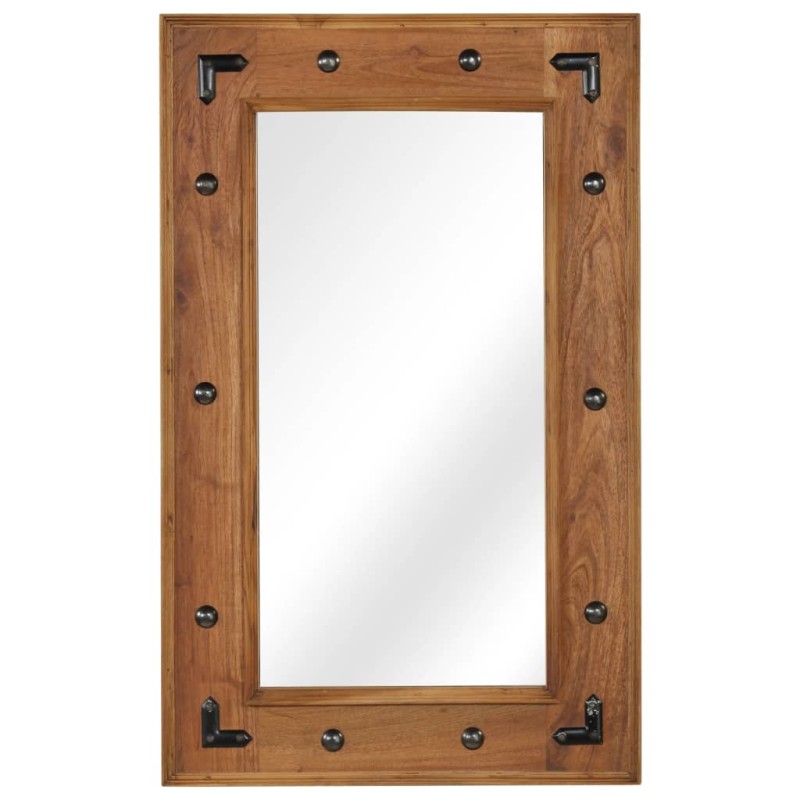 vidaXL Spiegel Akazienholz Massiv 50x80 cm vidaXL Spiegel Akazienholz Massiv 50x80 cm