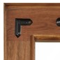 vidaXL Spiegel Akazienholz Massiv 50x80 cm vidaXL Spiegel Akazienholz Massiv 50x80 cm