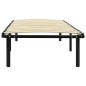 vidaXL Bettgestell Schwarz Metall 100 × 200 cm vidaXL Bettgestell Schwarz Metall 100 × 200 cm