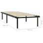 vidaXL Bettgestell Schwarz Metall 100 × 200 cm vidaXL Bettgestell Schwarz Metall 100 × 200 cm