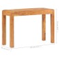 vidaXL Konsolentisch 110x40x76 cm Massivholz mit Honigfarbenem Finish vidaXL Konsolentisch 110x40x76 cm Massivholz mit Honigfarbenem Finish