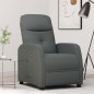 Relaxsessel Elektrisch Dunkelgrau Stoff Relaxsessel Elektrisch Dunkelgrau Stoff