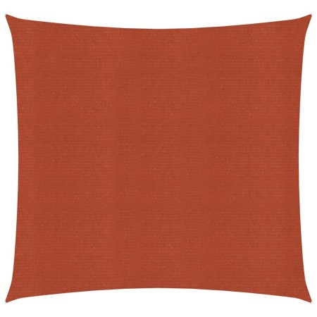 vidaXL Sonnensegel 160 g/m² Terrakottarot 3x3 m HDPE