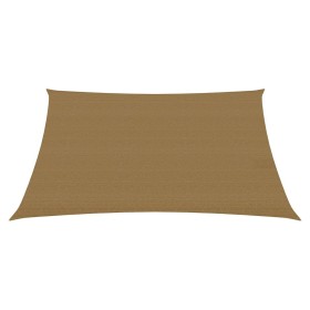 vidaXL Sonnensegel 160 g/m² Taupe 5x5 m HDPE