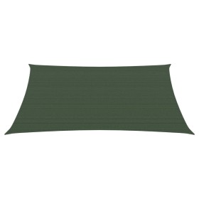 vidaXL Sonnensegel 160 g/m² Dunkelgrün 2x3 m HDPE