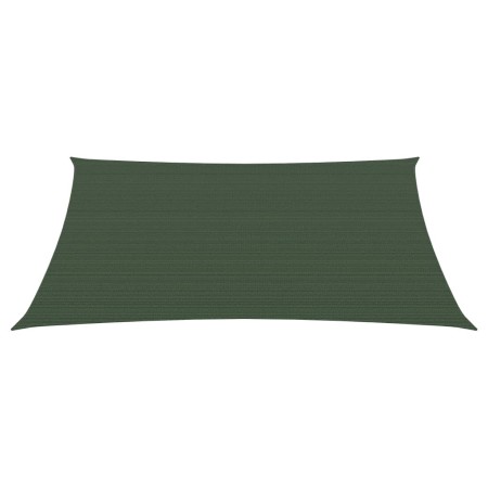 vidaXL Sonnensegel 160 g/m² Dunkelgrün 2x3 m HDPE