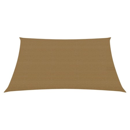 vidaXL Sonnensegel 160 g/m² Taupe 2,5x2,5 m HDPE