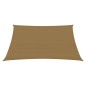 vidaXL Sonnensegel 160 g/m² Taupe 2,5x2,5 m HDPE vidaXL Sonnensegel 160 g/m² Taupe 2,5x2,5 m HDPE