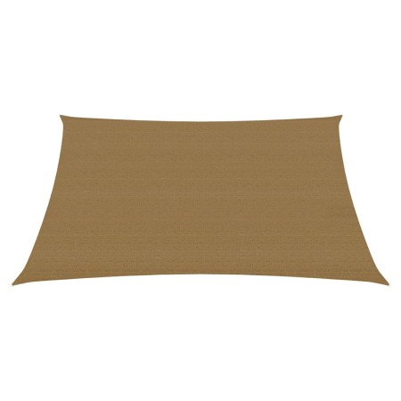 vidaXL Sonnensegel 160 g/m² Taupe 2,5x3 m HDPE