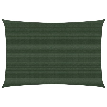 vidaXL Sonnensegel 160 g/m² Dunkelgrün 2,5x3,5 m HDPE