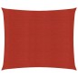 vidaXL Sonnensegel 160 g/m² Rot 3x3 m HDPE vidaXL Sonnensegel 160 g/m² Rot 3x3 m HDPE