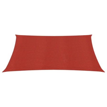 vidaXL Sonnensegel 160 g/m² Rot 3x3 m HDPE