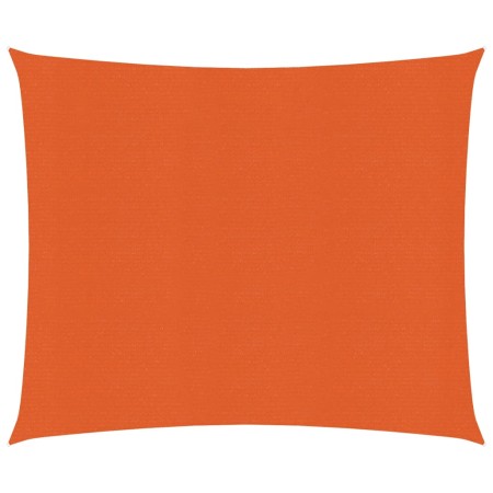 vidaXL Sonnensegel 160 g/m² Orange 3x3 m HDPE