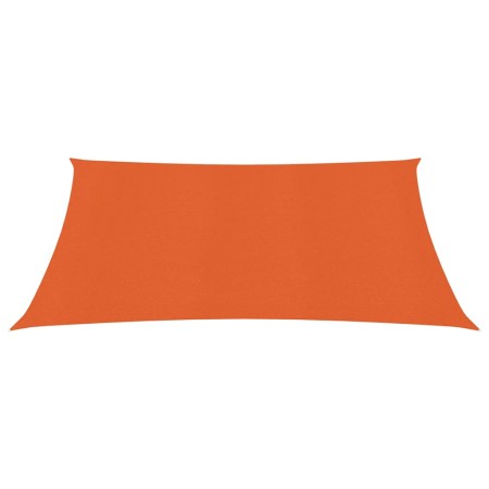 vidaXL Sonnensegel 160 g/m² Orange 3x3 m HDPE