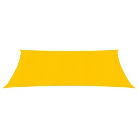 vidaXL Sonnensegel 160 g/m² Gelb 2,5x3,5 m HDPE