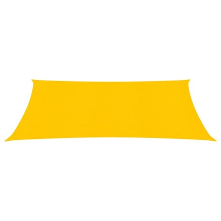 vidaXL Sonnensegel 160 g/m² Gelb 2,5x3,5 m HDPE