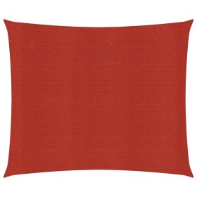 vidaXL Sonnensegel 160 g/m² Rot 4x4 m HDPE